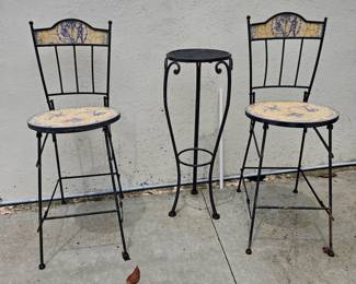 Outdoor Set, mosaic inset 