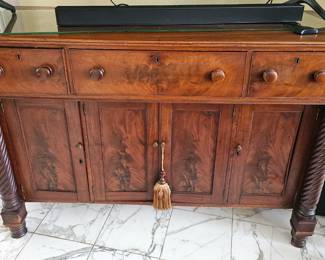 Stunning Empire Barley Twist Mahogany Sideboard.