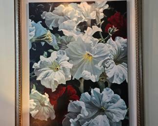 Michael Gerry Giclee untitled Floral 