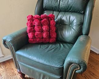 Green Leather Recliner