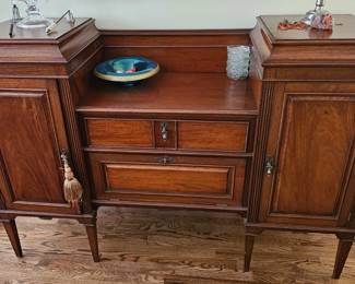 Antique Cherry Server 
