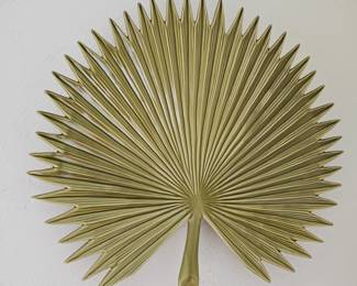 Majolica Ceramic Large Fan Shape Plate