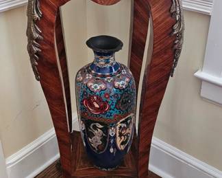 Vintage Cloisonne enamel Vase