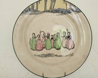 Royal Doulton Antique Kate Greenaway Cabinet Plate