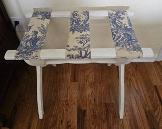 Pair of Blue Toile Valets 