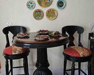 Breakfast Bar Table with two Chairs
