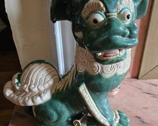 Pair Chinese Guardian Foo Dogs