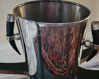 Silver Horn Champagne Bucket
