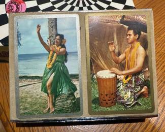 Deck of Hawaiian themed playing cards