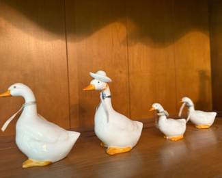 Ceramic Family of geese
