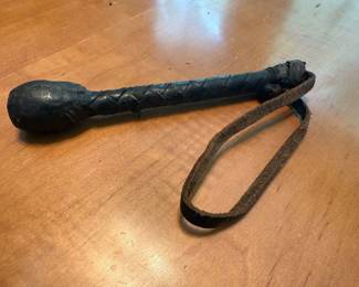 Antique Personal Defense Design Leather Slapjack Nightstick Weapon