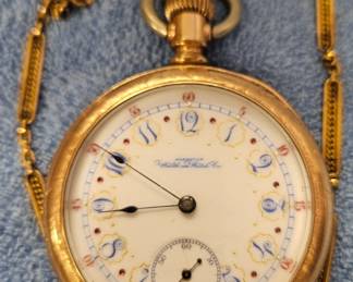 American Waltham Watch Co Mechanical Pocket Watch, Tested/Works