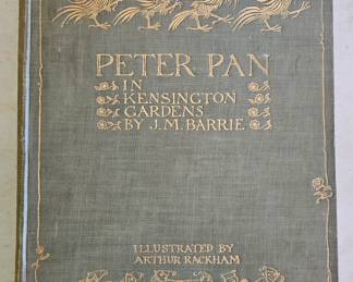 1912 Peter Pan in Kensington Gardens by JM Barrie Illustrated by Arthur Rackham