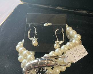 Shrimp 925, pearls