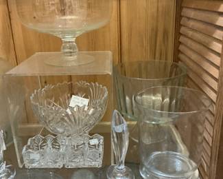 Trifle bowls vases