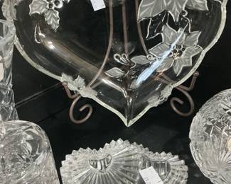 Crystal trinket boxes