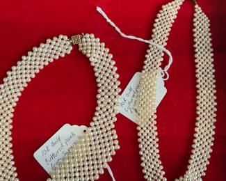 These are 14k, culture pearls
