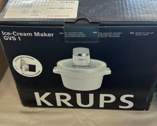 KRUPS ice cream maker!