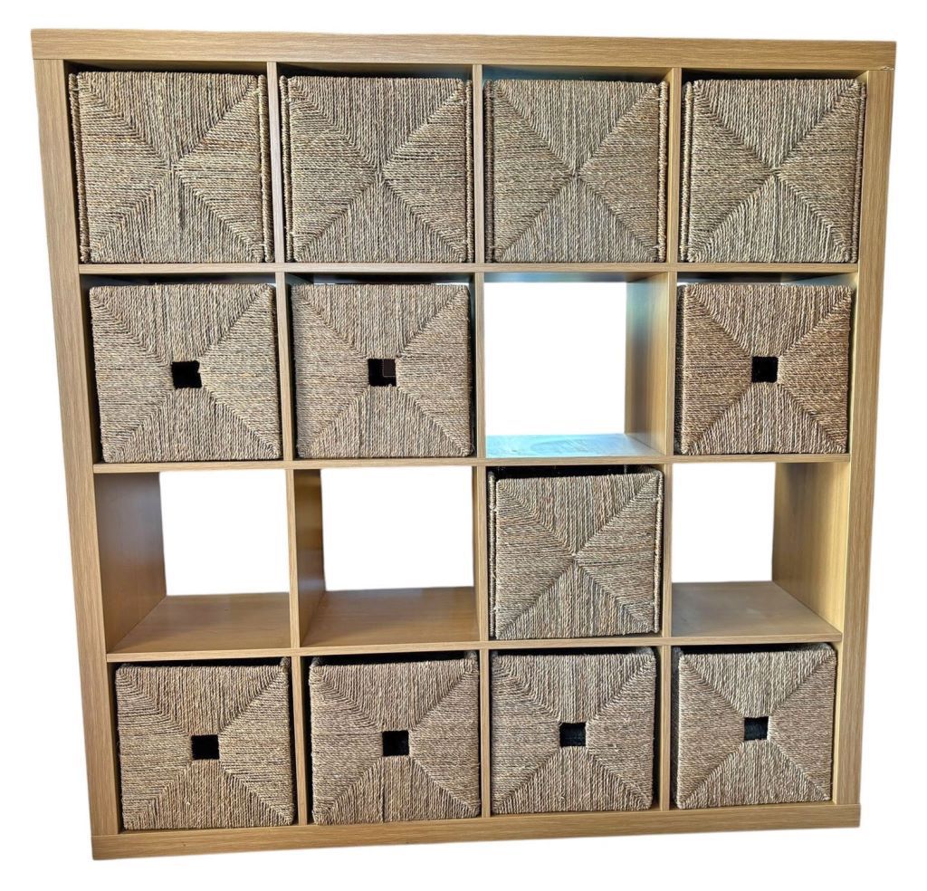 Expedit Ikea Shelving Unit with Baskets
