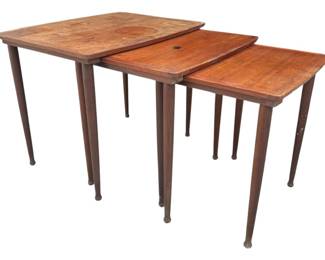 1960s Danish Teak Nesting Tables
