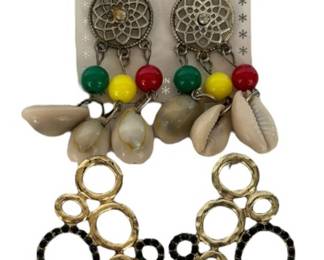 Unique Earrings 2 Pair