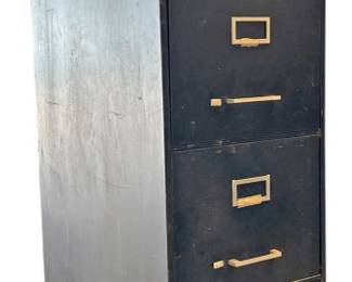 Black Haskell 4 Drawer File Cabinet