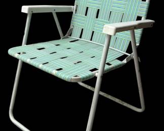 Vintage Aluminum Folding Lawn Chair