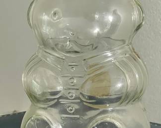Vintage Kraft Teddy Bear Jelly Jar