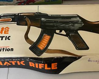 Vintage Tin Rifle Toy