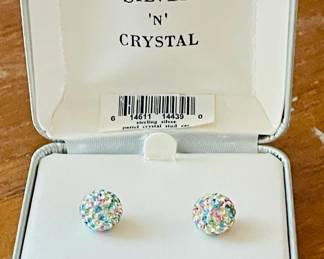 Silver/Crystal Earrings