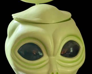 "Alien Pops" Candy Store Display Container -Circa 1990