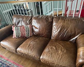 Leather couch