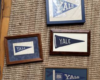 Vintage Yale pennants