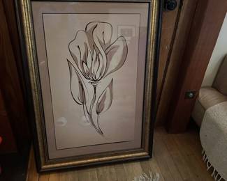 Flower litho