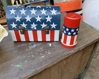 America $&@"!!! yeah! Lunch pale set and thermos