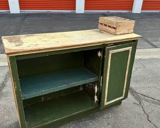 Vintage buffet entrance counter from an old restaurant in Santa Barbara