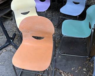 Rainbow Virco chairs