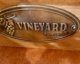 *PRE-SALE: VINEYARD  Sideboard (or Credenza or Dresser) matches Entry Table. The Sideboard is 64 inches long, 19 inches deep and 36 inches tall. $225
Matching VINEYARD Entry Table is 52 inches long, 18 inches deep and 30 1/2 inches tall. $150