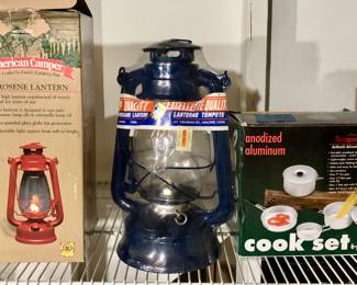 Lanterns and Misc Camping Supplies