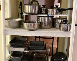 Corning, Pyrex, Tupperware, Lodge Cast Iron 