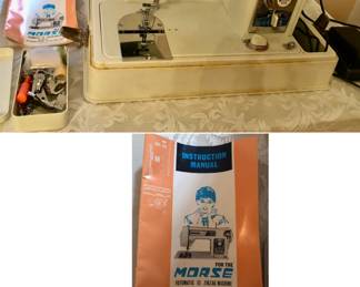 MORSE MODEL 4300 ZIG ZAG FOTOMATIC III VINTAGE Sewing Machine w/ Pedal & Case