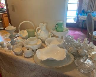 Beautiful white milk glass