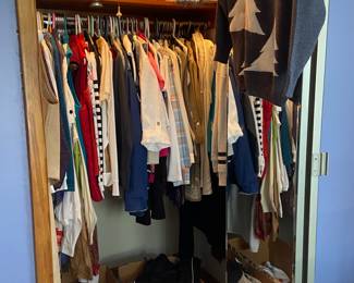The clothes, shoes and purses in this house are never ending! All priced to sell.