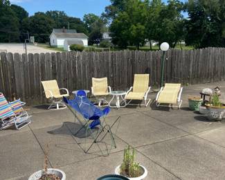 Nice selection of outdoor furniture