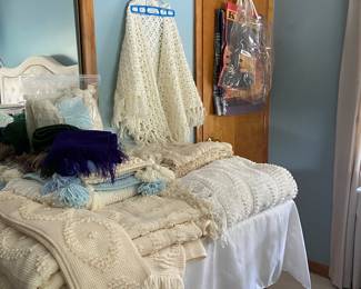 Lots of hard work went into these gorgeous blankets