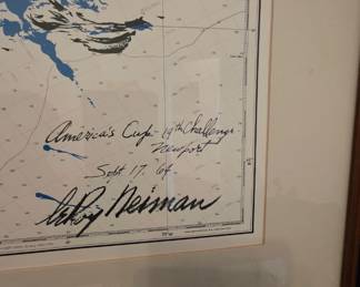 Leroy Neiman Martha's Vineyard America's Cup art