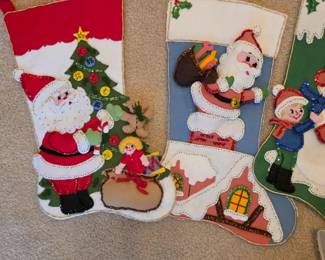 Vintage Christmas decor, Bucilla