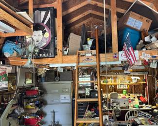 Shed full of tools