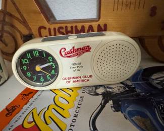 CUSHMAN collectible radio clock