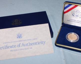 1982 United States $5 Gold Coin